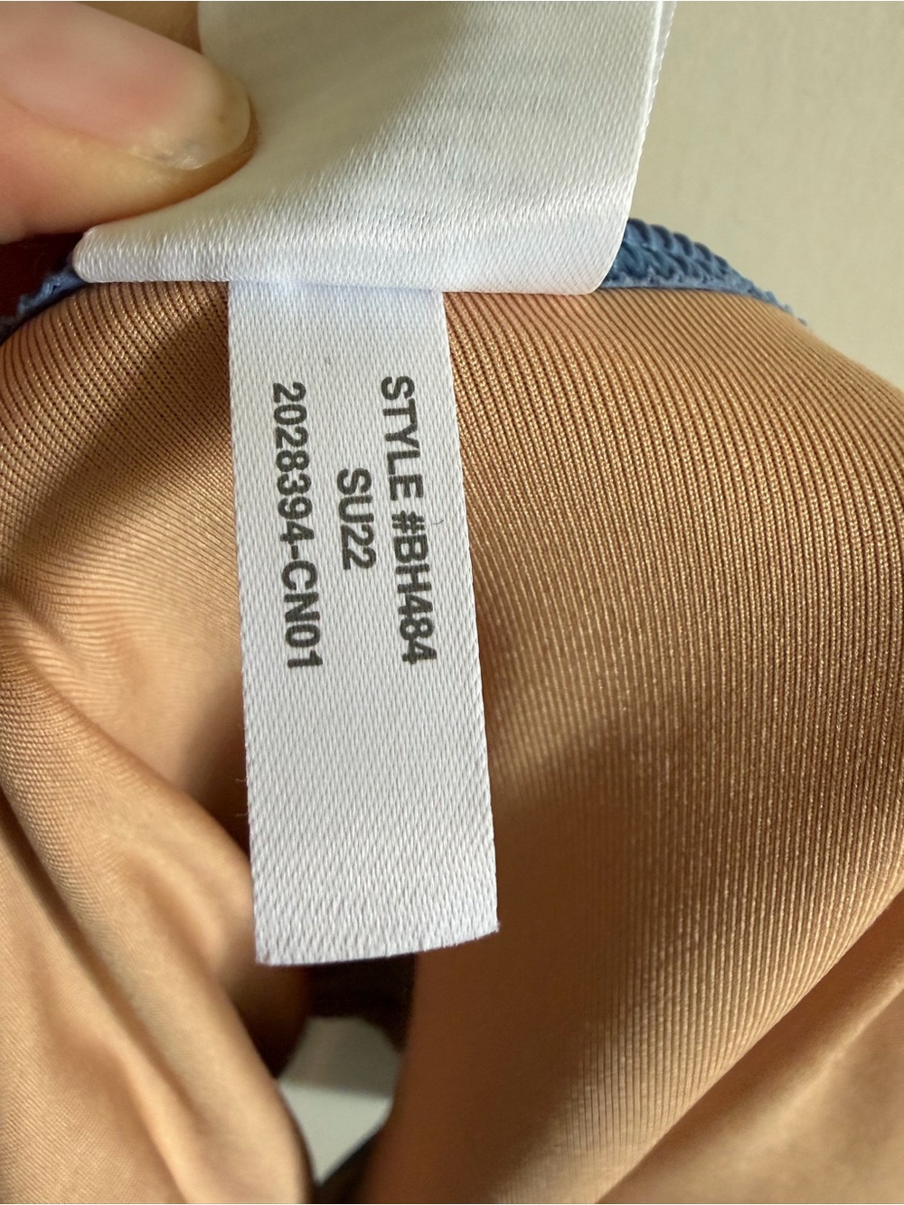 J Crew Light Blue Women's Ribbed One Strap One-Piece Swimsuit size 8 EUC - Picture 8 of 8
